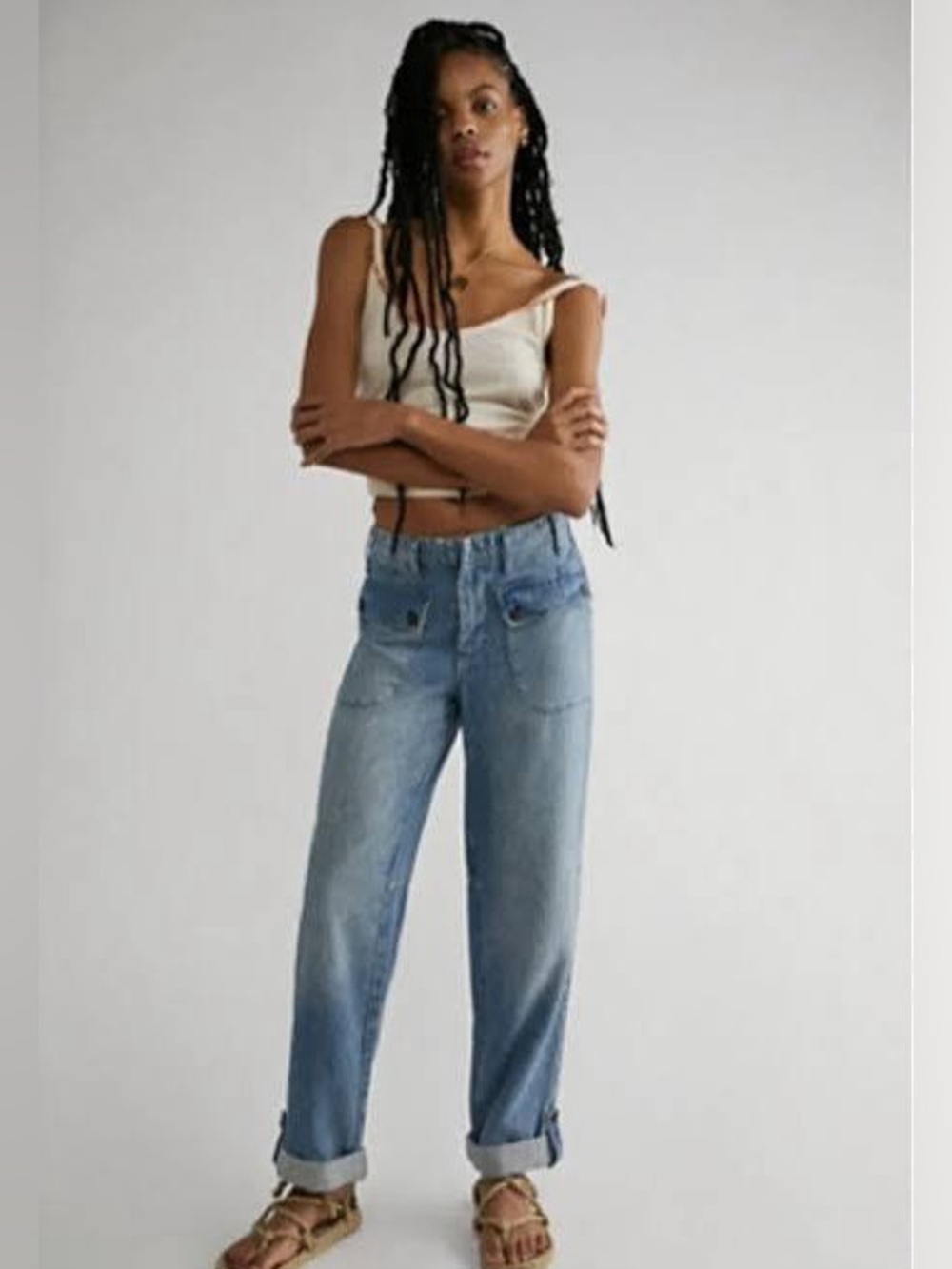 We The Free Rory Slim Straight Jeans from Free People.